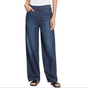 Vince High-Rise Side Zip Wide-Leg Jeans size 27